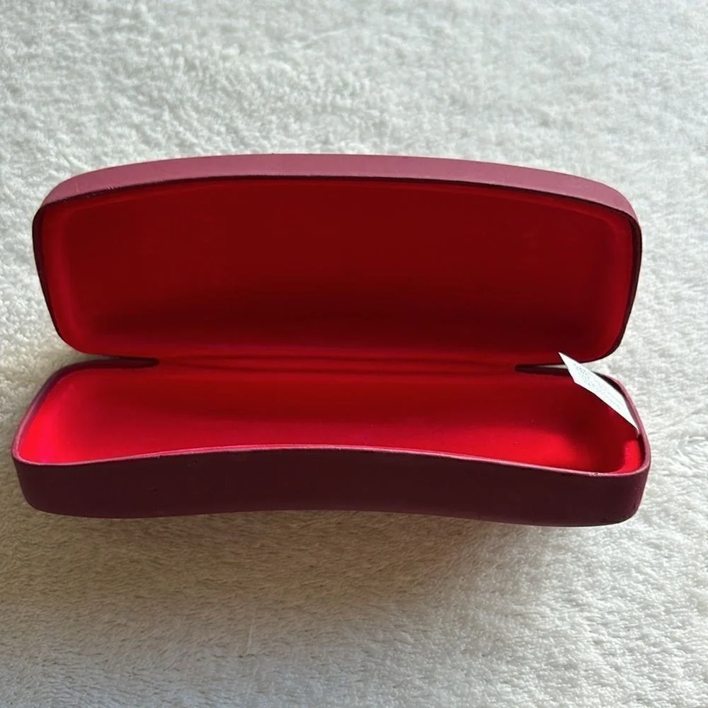 Ray Ban Eye‎ Sun Glasses Hard Case Maroon/Red